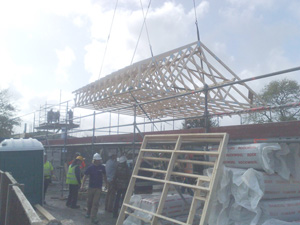 Roof Truss on DIY SOS